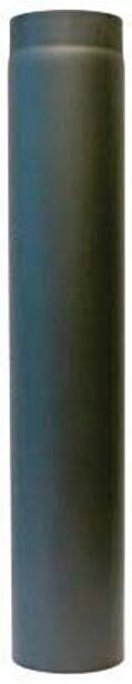 Rauchrohr Ø 120 x 750 x 2 mm, Farbe schwarz - lackiert