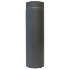 Rauchrohr Ø 150 x 500 x 2 mm, Farbe schwarz - lackiert