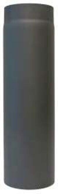 Rauchrohr Ø 150 x 500 x 2 mm, Farbe schwarz - lackiert