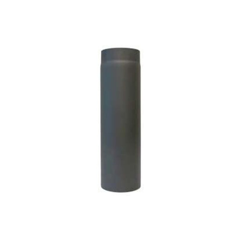 Rauchrohr Ø 180 x 500 x 2 mm, Farbe schwarz - lackiert