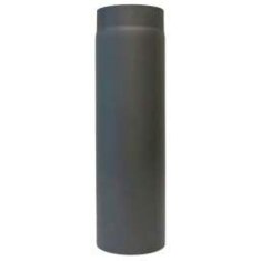 Rauchrohr Ø 180 x 500 x 2 mm, Farbe schwarz -...