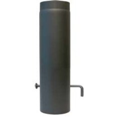 Rauchrohr Ø 180 x 500 x 2 mm, Farbe schwarz - lackiert