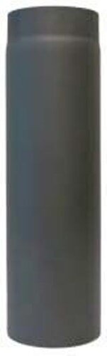 Rauchrohr Ø 180 x 500 x 2 mm, Farbe schwarz - lackiert