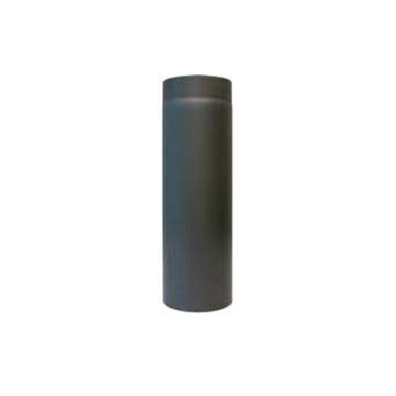 Rauchrohr Ø 150 x 330 x 2 mm, Farbe schwarz - lackiert
