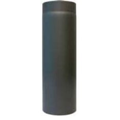 Rauchrohr Ø 150 x 330 x 2 mm, Farbe schwarz - lackiert