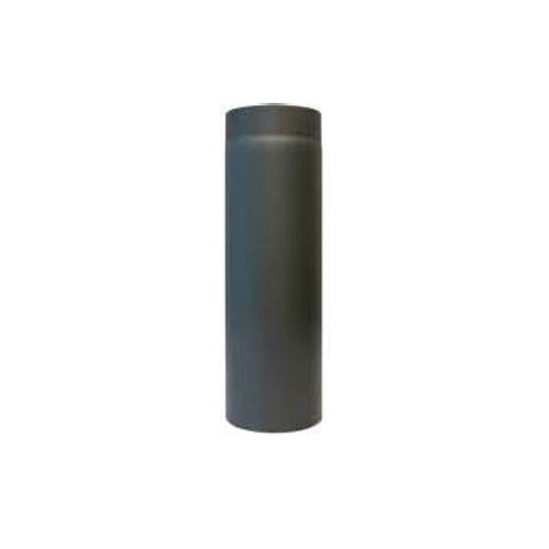 Rauchrohr ohne Drosselklappe Ø 160 x 330 x 2 mm, Farbe schwarz - lackiert