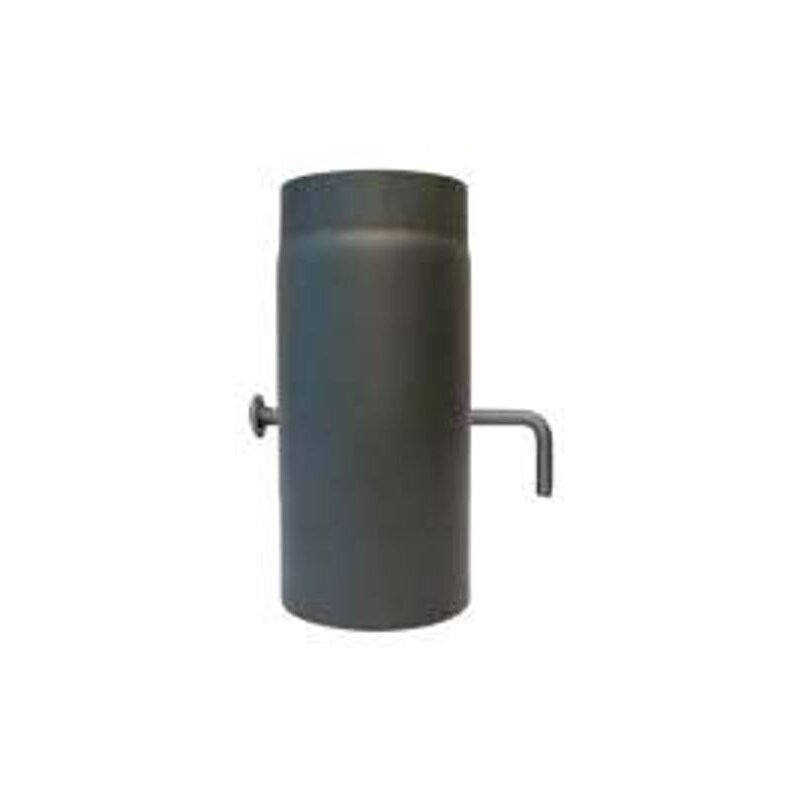 Rauchrohr Ø 120 x 250 x 2 mm, Farbe schwarz - lackiert