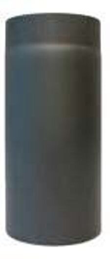 Rauchrohr Ø 120 x 250 x 2 mm, Farbe schwarz - lackiert