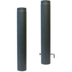 Rauchrohr Ø 150 x 1000 x 2 mm, Farbe grau - lackiert