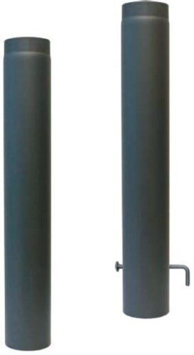 Rauchrohr Ø 150 x 1000 x 2 mm, Farbe grau - lackiert