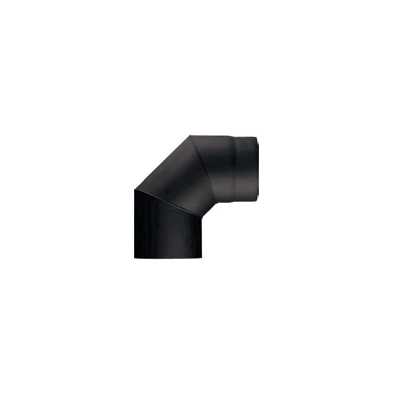 Rauchrohrbogen klein 90° Ø 150 x 2 mm, Farbe grau