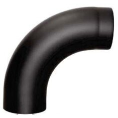 Rauchrohrbogen glattgezogen 90° Ø 150 x 2 mm, Farbe grau