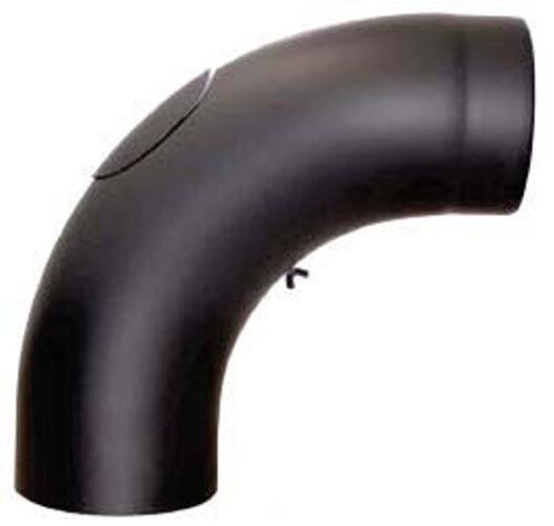 Rauchrohrbogen glattgezogen 90° Ø 150 x 2 mm, Farbe grau
