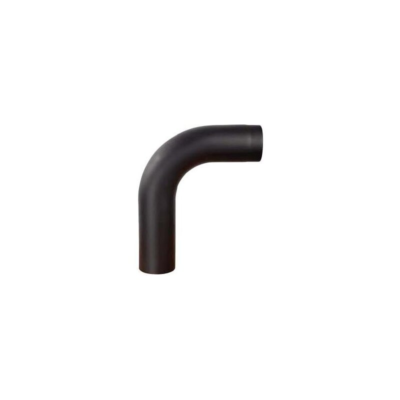 Rauchrohrbogen groß 600 x 500 mm glattgezogen 90° Ø 150 x 2 mm, Farbe grau