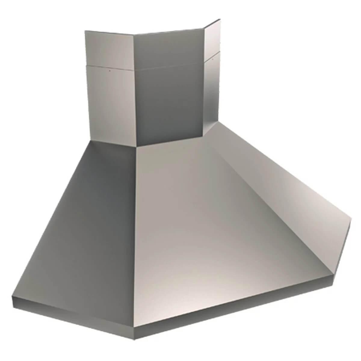 Eckhaube aus Edelstahl