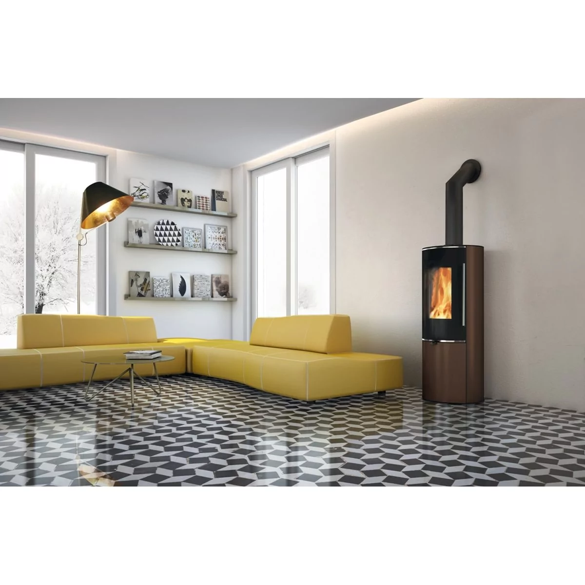 Kaminofen Edilkamin Tally 8 Up